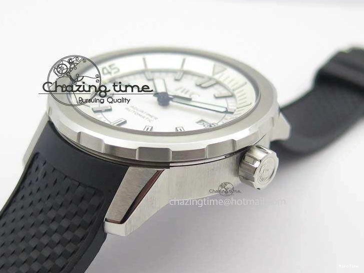 MIROTIME 0214 TechFriendly Aquatimer Automatic SS IW329003 V6F 1:1 Best Edition On Black Rubber Strap MIYOTA 7271